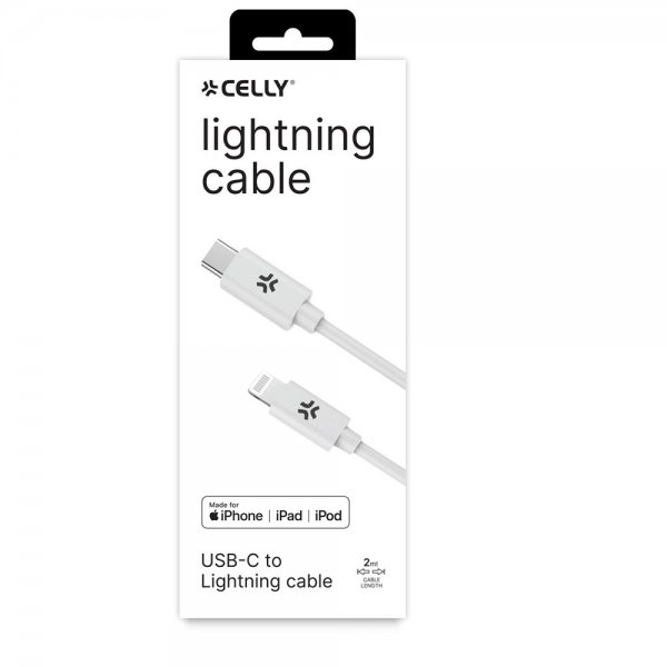 Kabel USB-C till Lightning 2M Vit