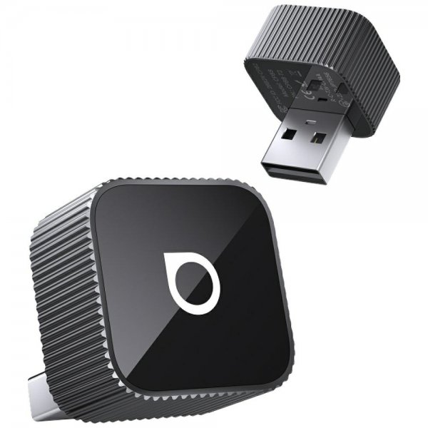 Mini Cube Trådlös CarPlay/Android Auto Adapter Svart
