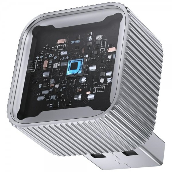 Mini Cube Trådlös CarPlay/Android Auto Adapter Svart