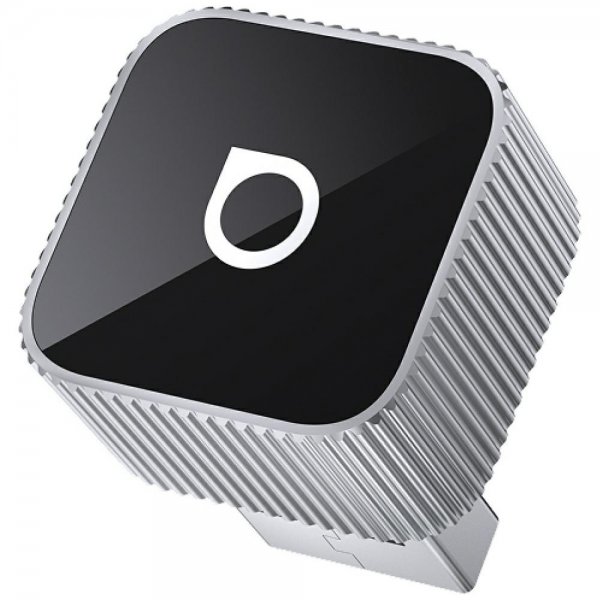 Mini Cube Trådlös CarPlay/Android Auto Adapter Silver