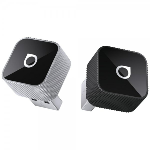 Mini Cube Trådlös CarPlay/Android Auto Adapter Silver