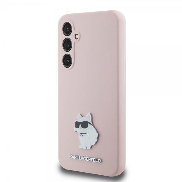 Samsung Galaxy S23 FE Skal Liquid Silicone Choupette Rosa