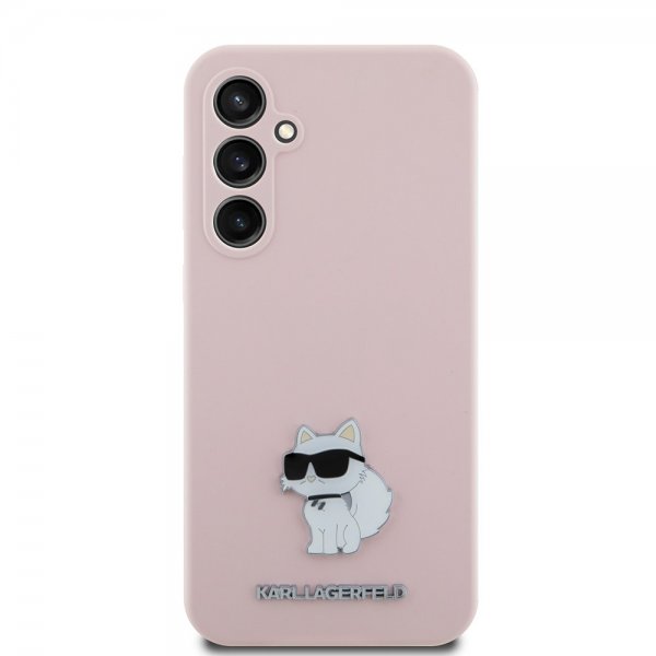 Samsung Galaxy S23 FE Skal Liquid Silicone Choupette Rosa