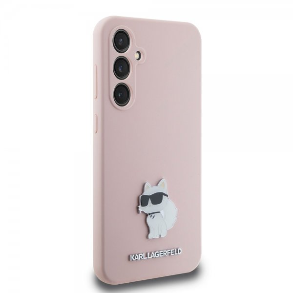 Samsung Galaxy S23 FE Skal Liquid Silicone Choupette Rosa