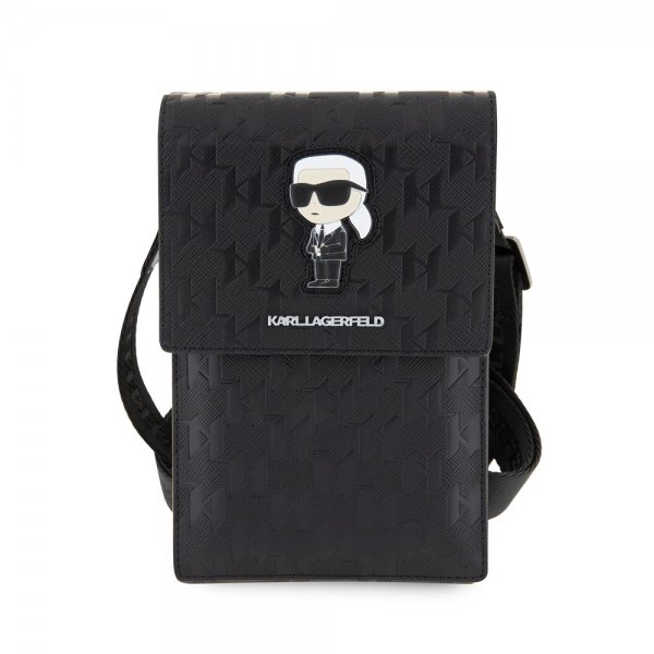 Wallet Phone Pouch Monogram Ikonik Svart