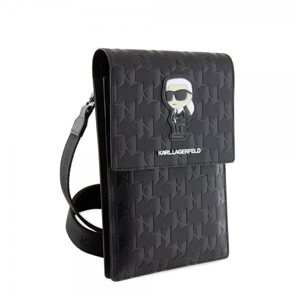 Wallet Phone Pouch Monogram Ikonik Svart