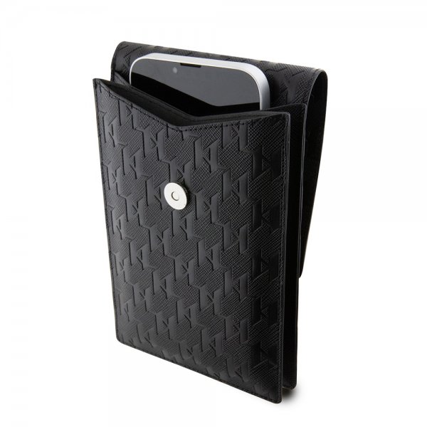 Wallet Phone Pouch Monogram Ikonik Svart