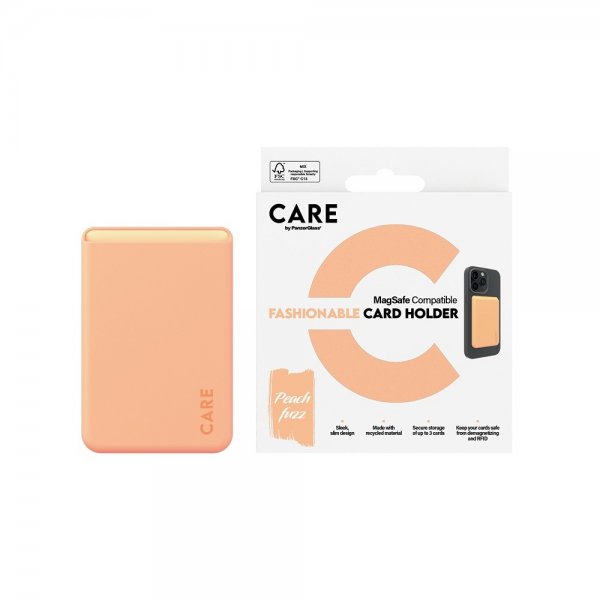 Korthållare Fashionable Card Holder MagSafe Peachy