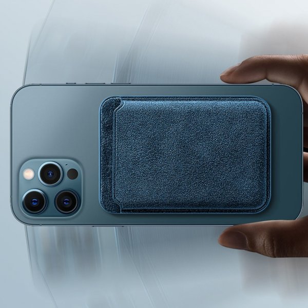 Korthållare Mocka MagSafe Blå