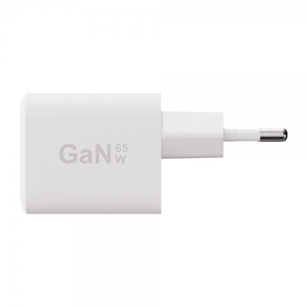 Laddare 65W Trippel USB-C/USB-A GaN Vit