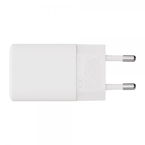 Laddare 65W Trippel USB-C/USB-A GaN Vit