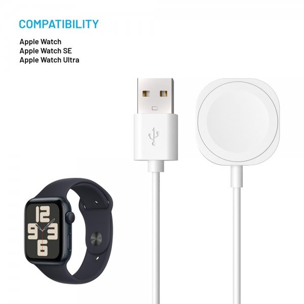 Laddare för Apple Watch USB-A 1m