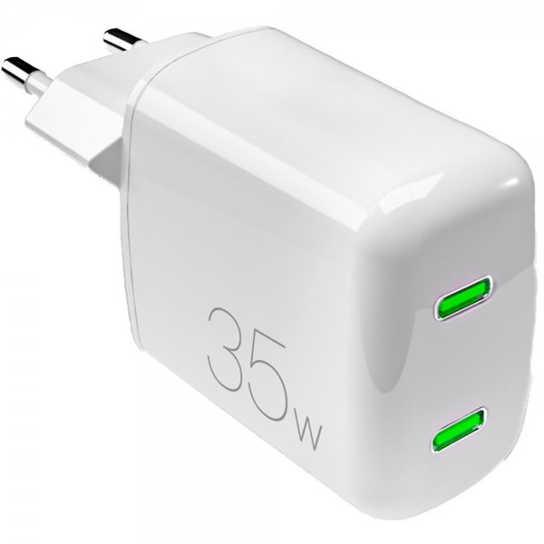 Laddare MiniPro Wall Charger 2xUSB-C 35W