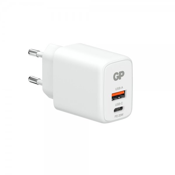 Laddare PD 20W USB-A + USB-C