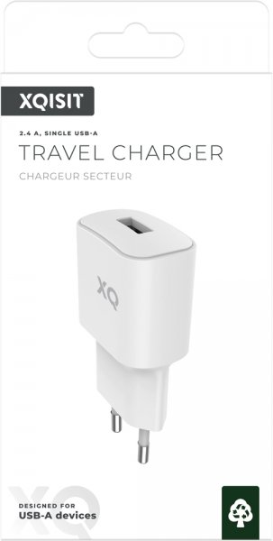 Laddningsadapter 2.4A Vit