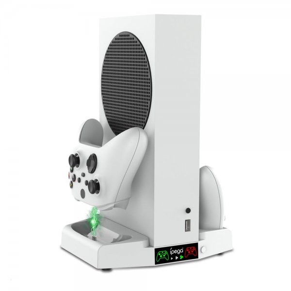 Laddningshub med fläkt för Xbox Series S och 2 Kontroller