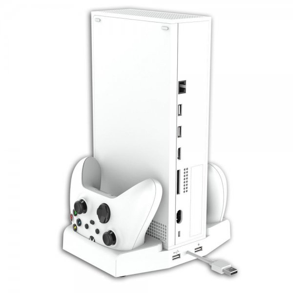 Laddningshub med fläkt för Xbox Series S och 2 Kontroller