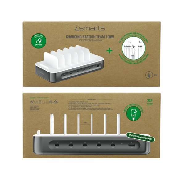 Laddningsstation med Kablar Team 100W
