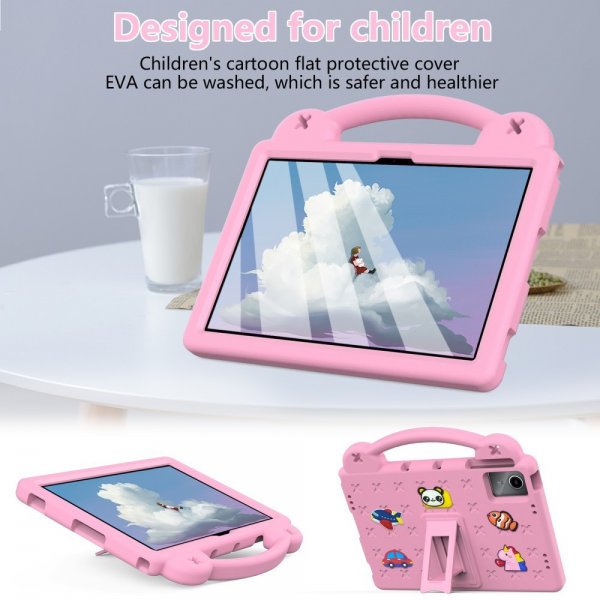 Lenovo Tab M11 TB330 Skal för Barn Stickers Rosa