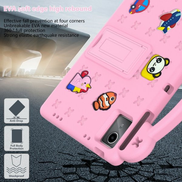 Lenovo Tab M11 TB330 Skal för Barn Stickers Rosa