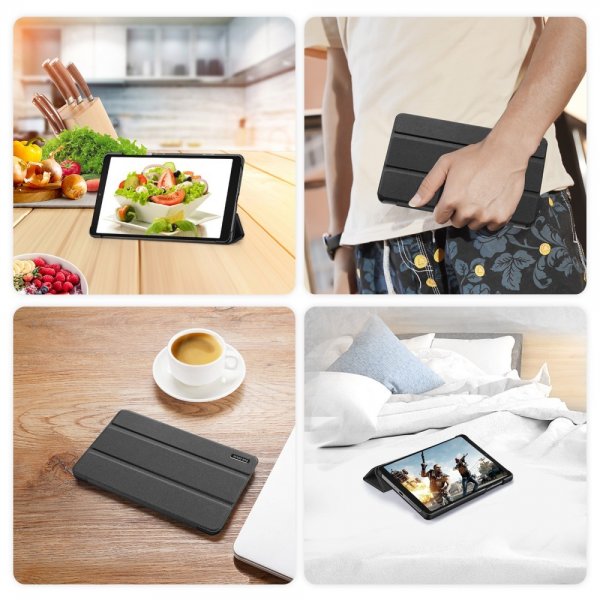 Lenovo Tab M8 (4th gen) TB300 Fodral DOMO Series Svart