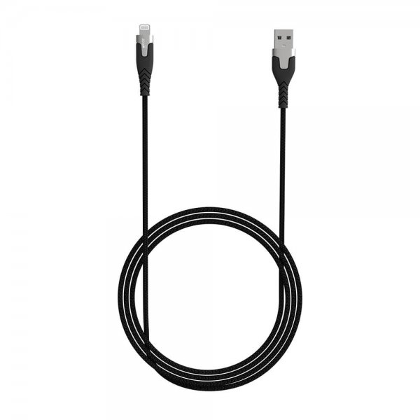Lightning Kabel Kevlar 1.5 meter Svart