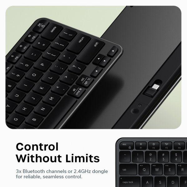 EX1 Slim Trådlöst Tangentbord Space Black