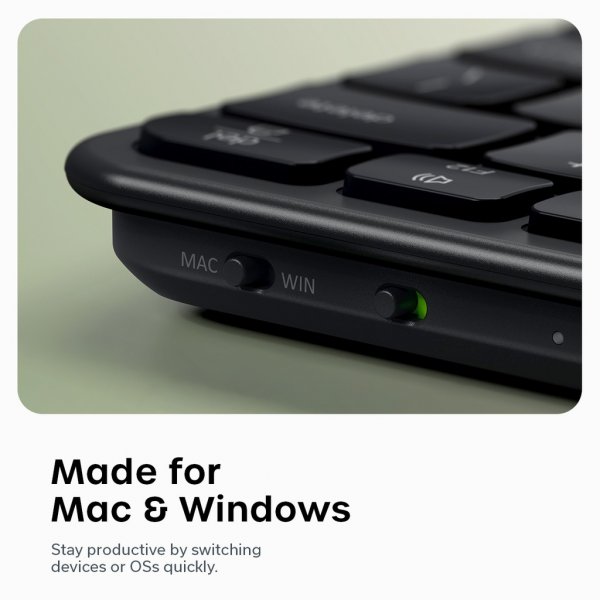 EX1 Slim Trådlöst Tangentbord Space Black