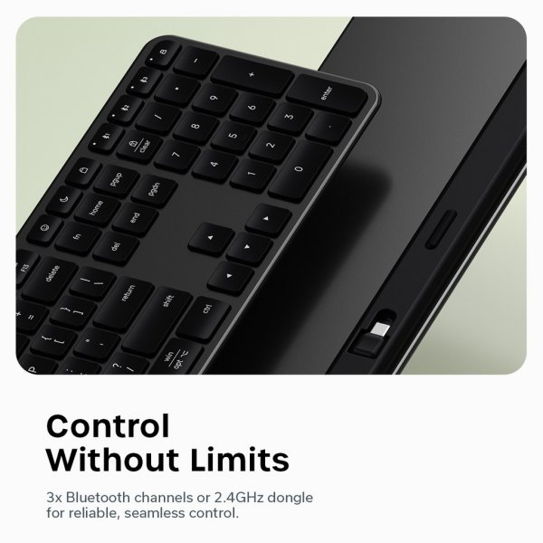EX3 Slim Trådlöst Tangentbord Space Black