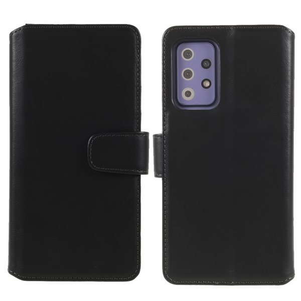 Samsung Galaxy A52/A52s 5G Fodral Essential Leather Raven Black