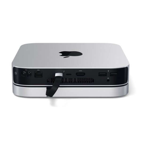 Type-C Aluminum Stand & Hub for Mac Mini Silver