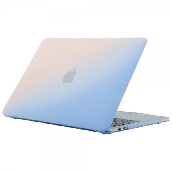 MacBook Air 13 M2 (A2681) Skal Slim Blå Rosa