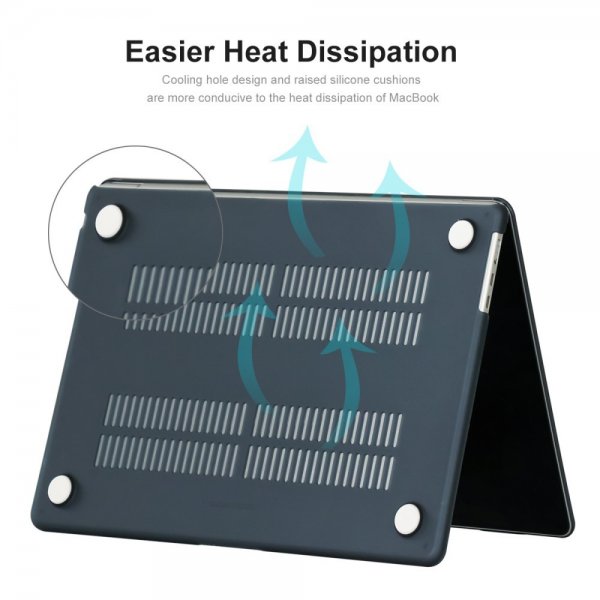 Macbook Air 15 M2 (A2941) Skal med Tangentbordsskydd Lavender