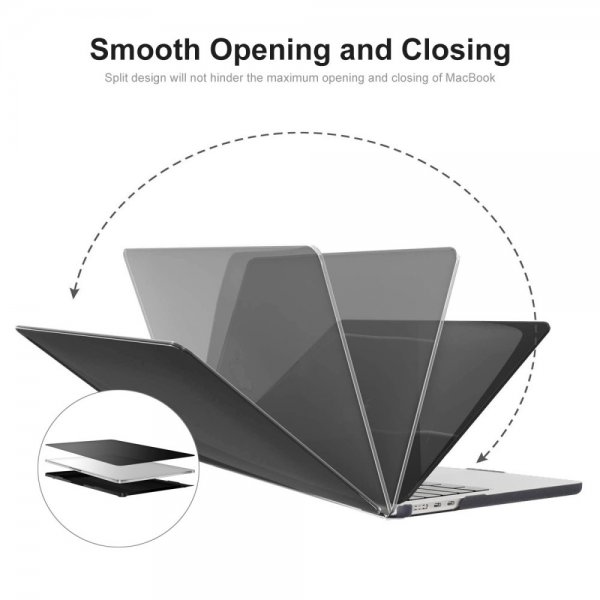 Macbook Air 15 M2 (A2941) Skal med Tangentbordsskydd Mörkblå