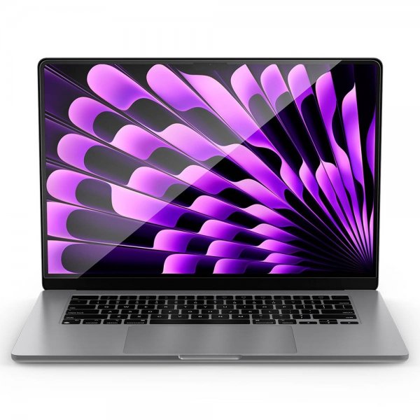 Macbook Air 15 M2 (A2941)/M3 (A3114) Skärmskydd GLAS.tR Slim