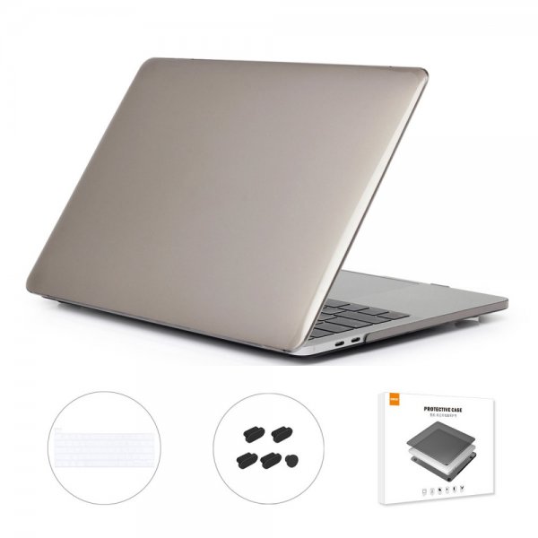 MacBook Pro 13 (A2251. A2289. A2338) Skal med Tangentbordsskydd Grå