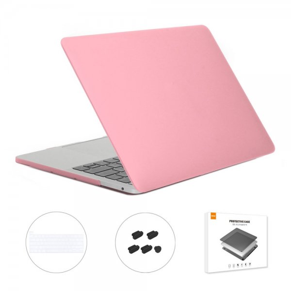 MacBook Pro 13 (A2251. A2289. A2338) Skal med Tangentbordsskydd Rosa
