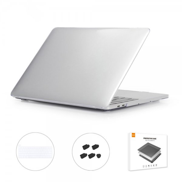 MacBook Pro 13 (A2251. A2289. A2338) Skal med Tangentbordsskydd Transparent Klar