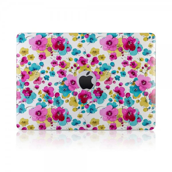 MacBook Pro 13 Touch Bar (A1706 A1708 A1989 A2159) Skal Hårdplast Blommönster