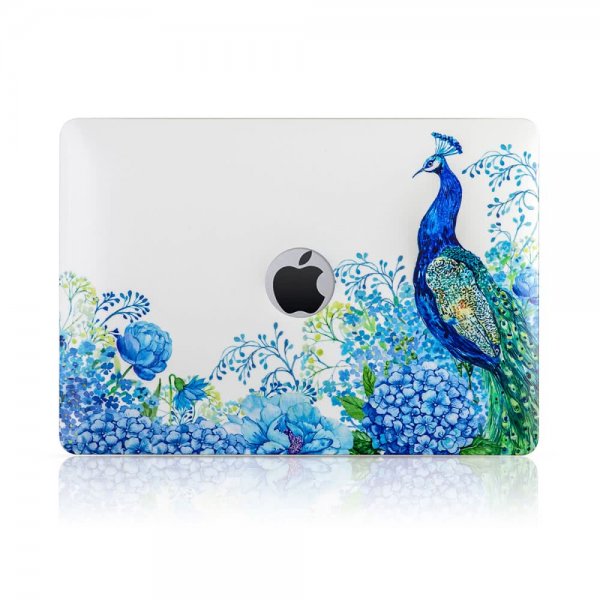 MacBook Pro 13 Touch Bar (A1706 A1708 A1989 A2159) Skal Hårdplast Påfågel