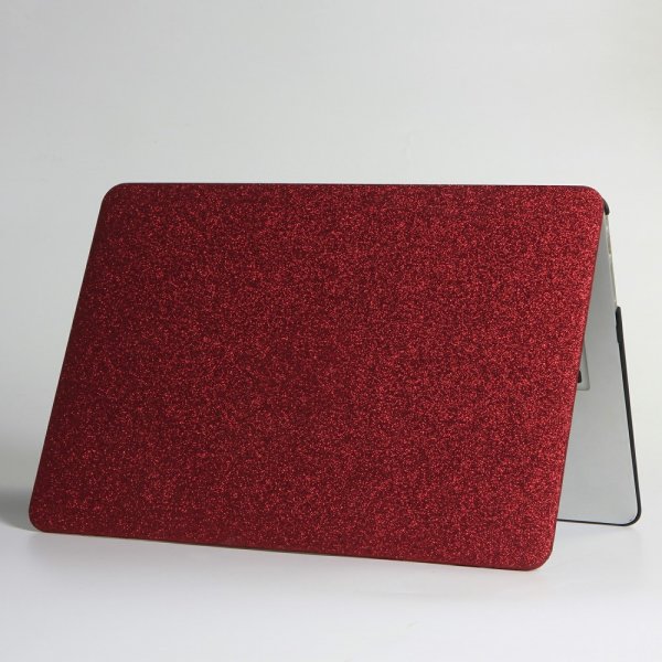MacBook Pro 16 (A2141) Skal Glitter Vinröd