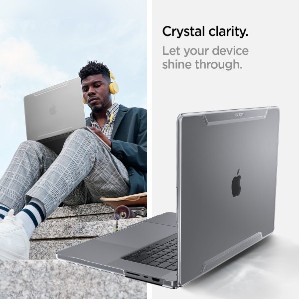MacBook Pro 16 M1 (A2485)/M2 (A2780)/M3 (A2991) Skal Thin Fit Crystal Clear