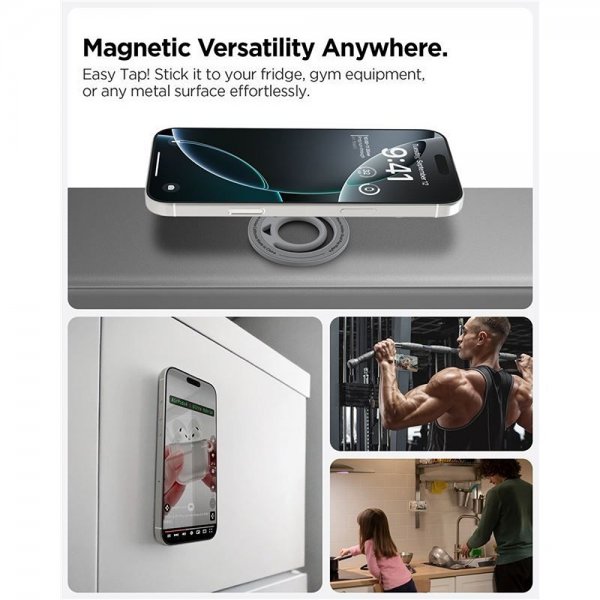 MagSafe Mobilhållare Dual Pop Grå