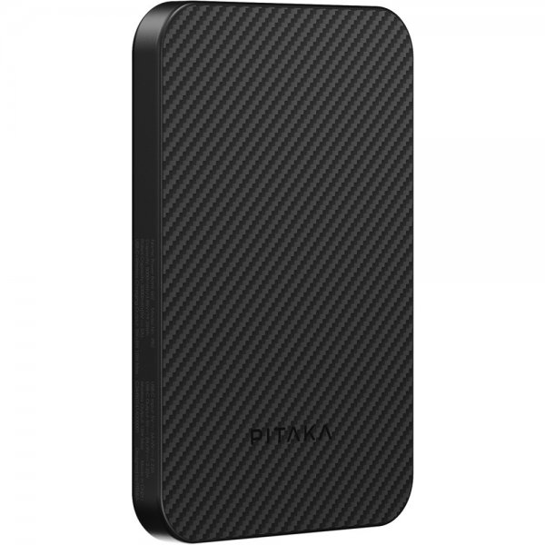 MagSafe Powerbank Aramid Fiber 5000 mAh Black/Grey Twill