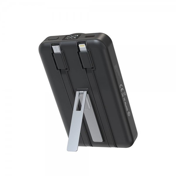MagSafe-powerbank med inbyggda kablar 10 000 mAh 20W
