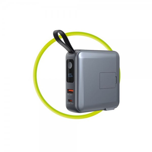 MagSafe-powerbank/Reseladdare Inbyggda kablar/Apple Watch-laddning Grå