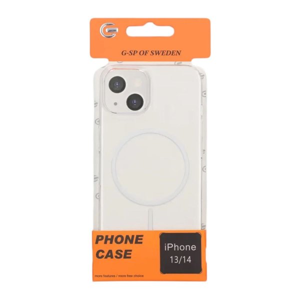 iPhone 13/iPhone 14 Skal TPU MagSafe Transparent