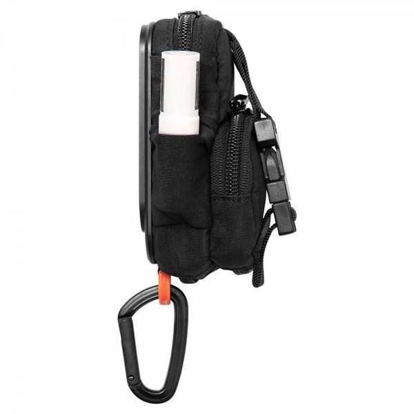 MagSafe Väska Portable Organizer Pouch Snap Zip MagFit Svart