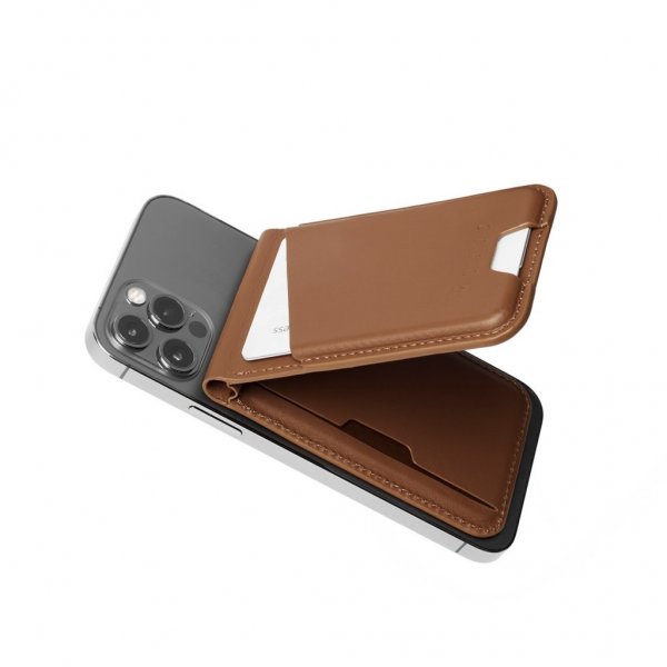 Korthållare MagSafe Wallet Stand Tan