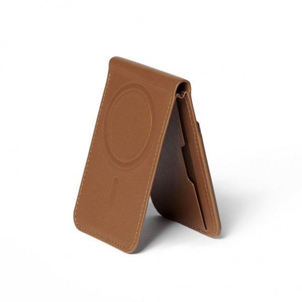 Korthållare MagSafe Wallet Stand Tan